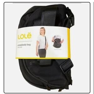 Lole Sleek Black Crossbody Bag